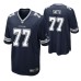 Men Dallas Cowboys #77 Tyron Smith Navy Nike Game Jersey