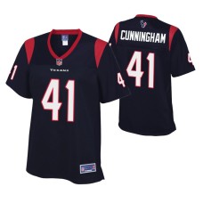 Houston Texans Zach Cunningham 2019 Navy Pro Line Player Jersey