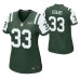 Women New York Jets #33 Jamal Adams Green Nike Game Jersey