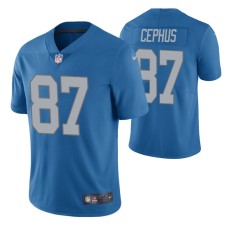 Lions Quintez Cephus 2020 NFL Draft Blue Jersey Vapor Limited