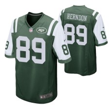 Men New York Jets #89 Chris Herndon Green Nike Game Jersey