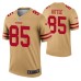 Men George Kittle San Francisco 49ers Jersey Gold Inverted Legend Edition