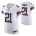 Cleveland Browns Denzel Ward #21 White Vapor Elite Jersey