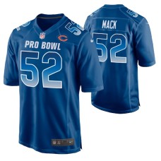 Men NFC Chicago Bears Khalil Mack 2019 Pro Bowl Nike Game Jersey Royal