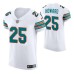 Miami Dolphins No. 25 Xavien Howard Vapor Elite White Jersey