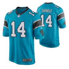 Carolina Panthers Sam Darnold #14 Blue Game Jersey