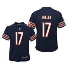 Youth Chicago Bears #17 Anthony Miller Navy Nike Team Color Game Jersey