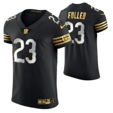 Men Chicago Bears Kyle Fuller Golden Edition Black Vapor Elite Jersey