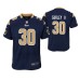 Youth Los Angeles Rams #30 Todd Gurley II Navy Nike Team Color Game Jersey