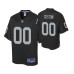 Youth New Orleans Saints #00 Custom Black Pro Line Jersey