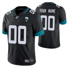 Jacksonville Jaguars Custom Black 100th Season Vapor Limited Jersey