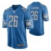 Detroit Lions Duron Harmon Game #26 Blue Jersey