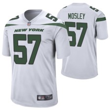 Men New York Jets #57 C.J. Mosley Nike White Player Game Jersey