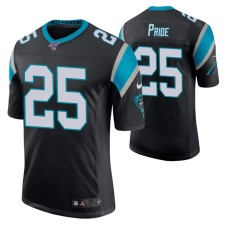 Panthers Troy Pride Jr. 2020 NFL Draft Black Jersey 100th Season Vapor Limited