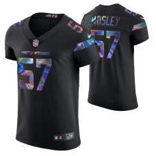 New York Jets C.J. Mosley #57 Vapor Elite Black Jersey