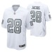 Men Las Vegas Raiders Josh Jacobs #28 Game White Alternate Jersey