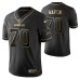 Dallas Cowboys Zack Martin 100th Season Jersey Black Gold Logo Edition