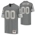 Youth Custom Detroit Lions Vintage Charcoal Metal Replica Jersey