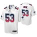 Josh Uche New England Patriots Fade Fashion White Authentic Jersey