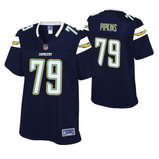 Los Angeles Chargers Trey Pipkins Navy Pro Line Player Jersey