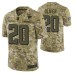 Atlanta Falcons #20 Isaiah Oliver Camo 2018 Salute to Service Jersey Men