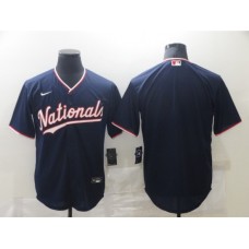 Men's Nike Washington Nationals Blank Navy Home Stitched Baseball Jersey