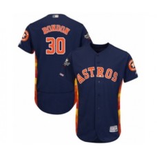 Men's Houston Astros #30 Hector Rondon Navy Blue Alternate Flex Base Authentic Collection 2019 World Series Bound Baseball Stitched Jersey