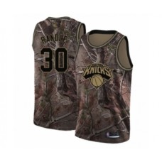 Men's New York Knicks #30 Julius Randle Swingman Camo Realtree Collection Basketball Jersey