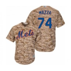 Men's New York Mets #74 Chris Mazza Authentic Camo Alternate Cool Base Baseball Player Stitched Jersey