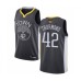 Men's Golden State Warriors #42 Nate Thurmond Swingman Black 2019 Basketball Finals Bound Basketball Jersey - Statement Edition