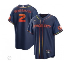 Men's Toddler Houston Astros #2 Alex Bregman Nike Navy 2022 City Connect Player Stitched Jersey