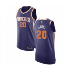 Men's Phoenix Suns #20 Dario Saric Authentic Purple Basketball Stitched Jersey - Icon Edition