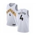 Men's Toronto Raptors #4 Rondae Hollis-Jefferson Authentic White Basketball Stitched Jersey - City Edition