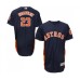 Men's Houston Astros #23 Michael Brantley Navy Blue Alternate Flex Base Authentic Collection Baseball Jersey