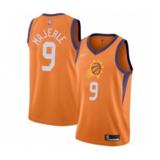 Men's Phoenix Suns #9 Dan Majerle Authentic Orange Finished Basketball Stitched Jersey - Statement Edition