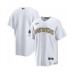 Men's Milwaukee Brewers Blank White 2022 All-Star Cool Base Stitched Baseball Jersey