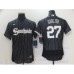 Men's Nike Chicago White Sox #27 Lucas Giolito Black Alternate Stitched Jersey