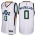 Utah Jazz #0 Nigel Williams-Goss Home White New Swingman Stitched NBA Jersey