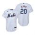 Men's Nike New York Mets #20 Pete Alonso White Home Stitched Baseball Jersey