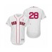 Men's J.D. Martinez Boston Red Sox #28 White 2019 Mother's Day flex base Stitched Jersey