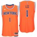 New York Knicks #1 Courtney Lee Alternate Orange New Swingman Jersey