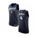 Men's Minnesota Timberwolves #4 Jaylen Nowell Authentic Navy Blue Basketball Stitched Jersey - Icon Edition