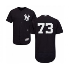 Men's New York Yankees #73 Mike King Navy Blue Alternate Flex Base Authentic Collection Baseball Player Stitched Jersey