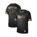 Men's Cincinnati Reds #43 Scott Schebler Authentic Black Gold Fashion Baseball Stitched Jersey