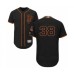 Men's San Francisco Giants #38 Tyler Beede Black Alternate Flex Base Authentic Collection Baseball Player Stitched Jersey