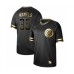 Men's Chicago Cubs #35 Cole Hamels Authentic Black Gold Fashion Baseball Stitched Jersey