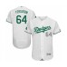 Men's Los Angeles Dodgers #64 Caleb Ferguson White Celtic Flexbase Authentic Collection Baseball Player Stitched Jersey