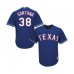 Men's Texas Rangers #38 Danny Santana Replica Royal Blue Alternate 2 Cool Base Baseball Jersey