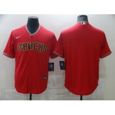 Men's Nike Arizona Diamondbacks Blank Red Road Player Stitched Jersey