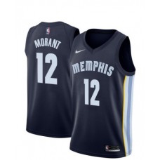 Men's Memphis Grizzlies #12 Ja Morant Black 2019 Swingman Jersey